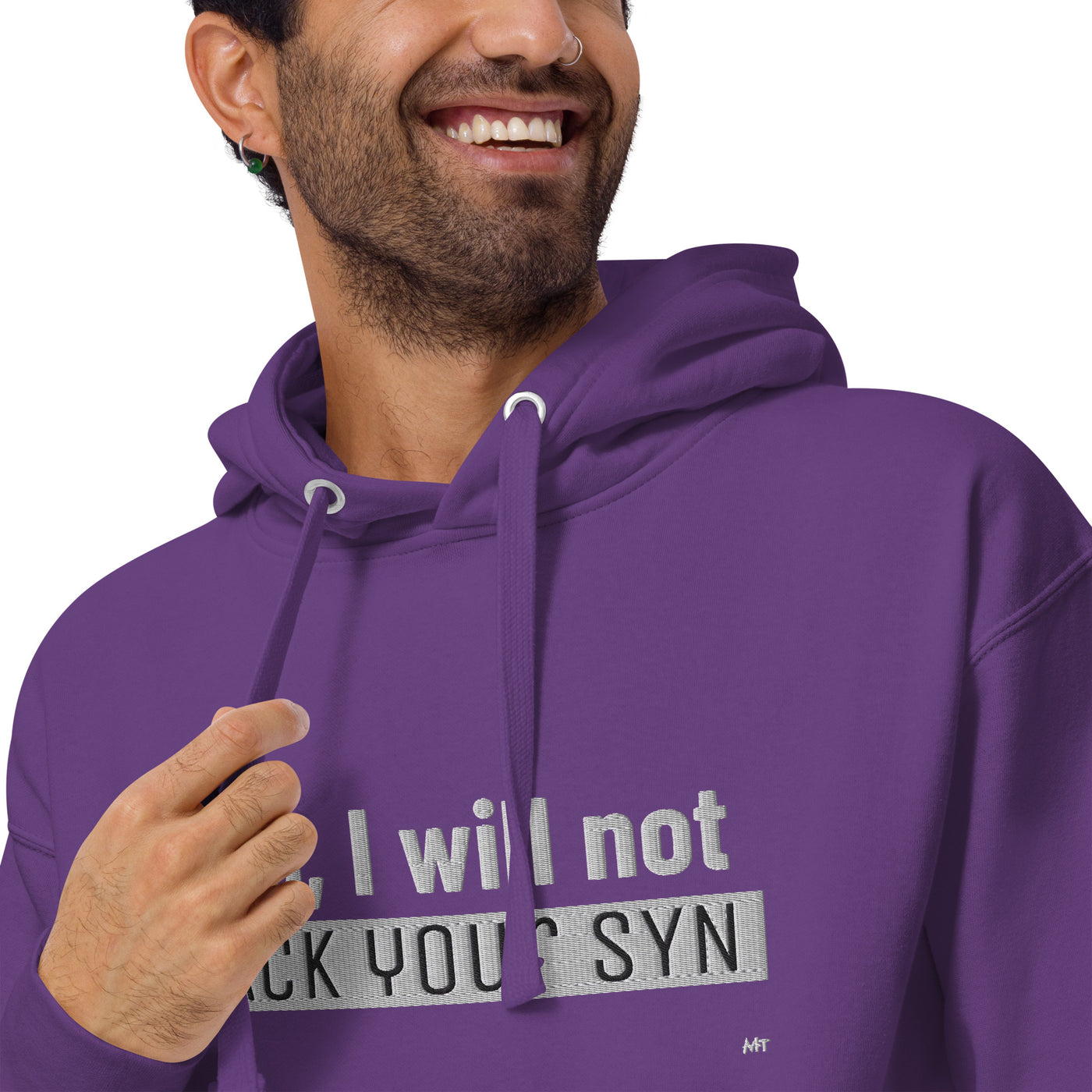 No I will not ack your sin - Unisex Hoodie (embroidered)