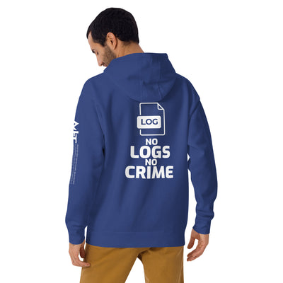 No logs no crime - Unisex Hoodie (back print)