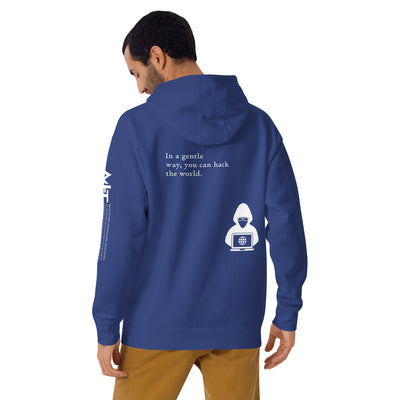 You can hack the world   - Unisex Hoodie (back print)
