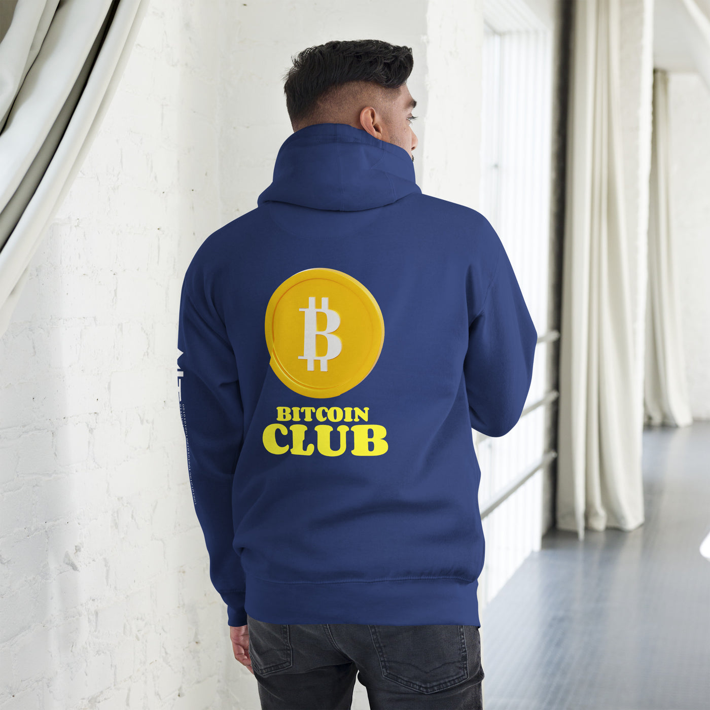 Bitcoin Club V1 Unisex Hoodie (Back Print)