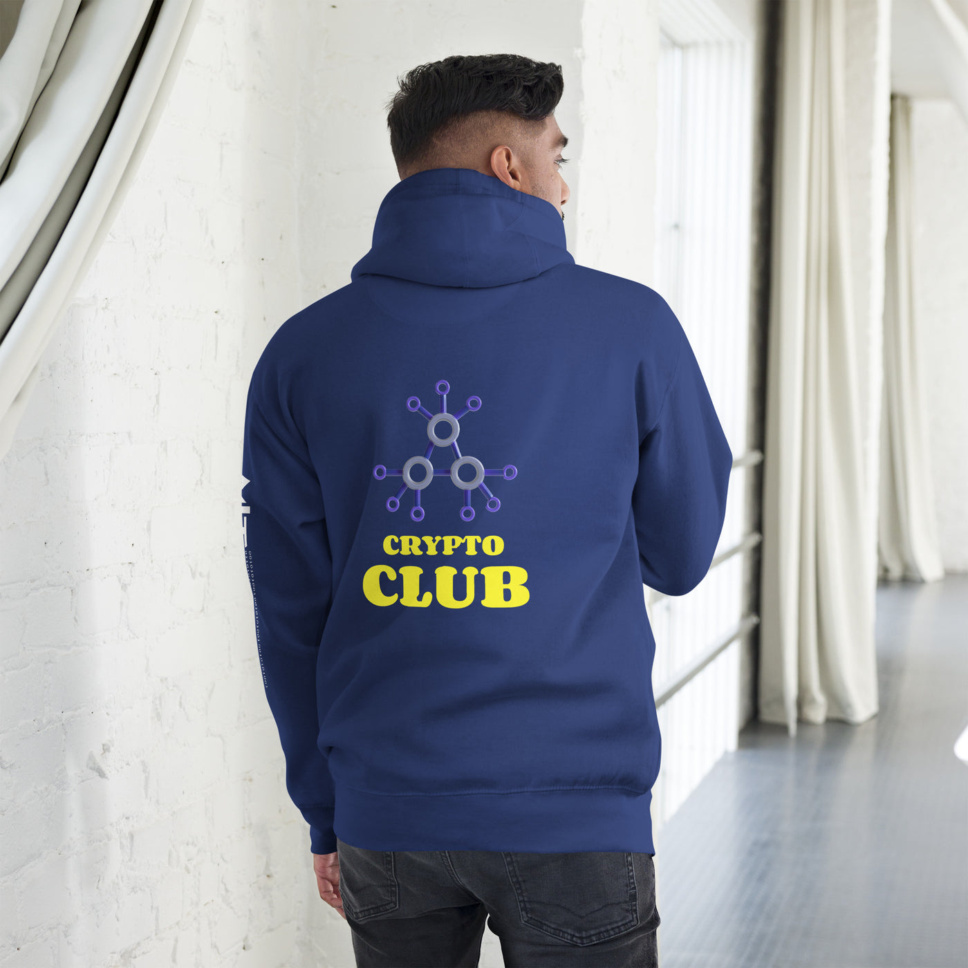 Crypto Club V1 Unisex Hoodie (Back Print)