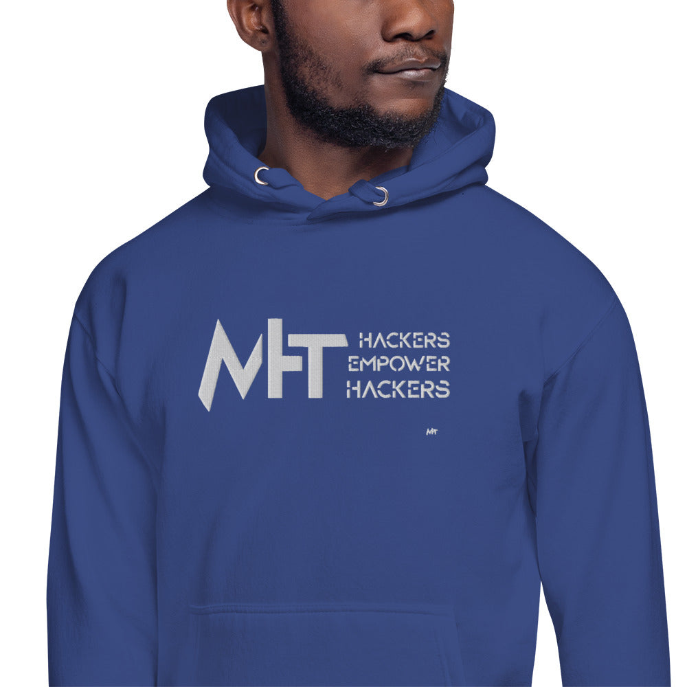 Hackers Empower Hackers - Unisex Hoodie  (embroidered)