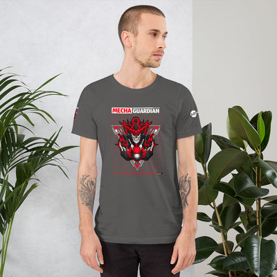 Red Mecha Guardian  - Short-Sleeve Unisex T-Shirt