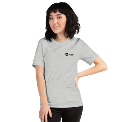 My email password - Short-Sleeve Unisex T-Shirt (back print)