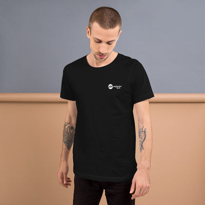 Mecha Guardian - Short-Sleeve Unisex T-Shirt (back print)