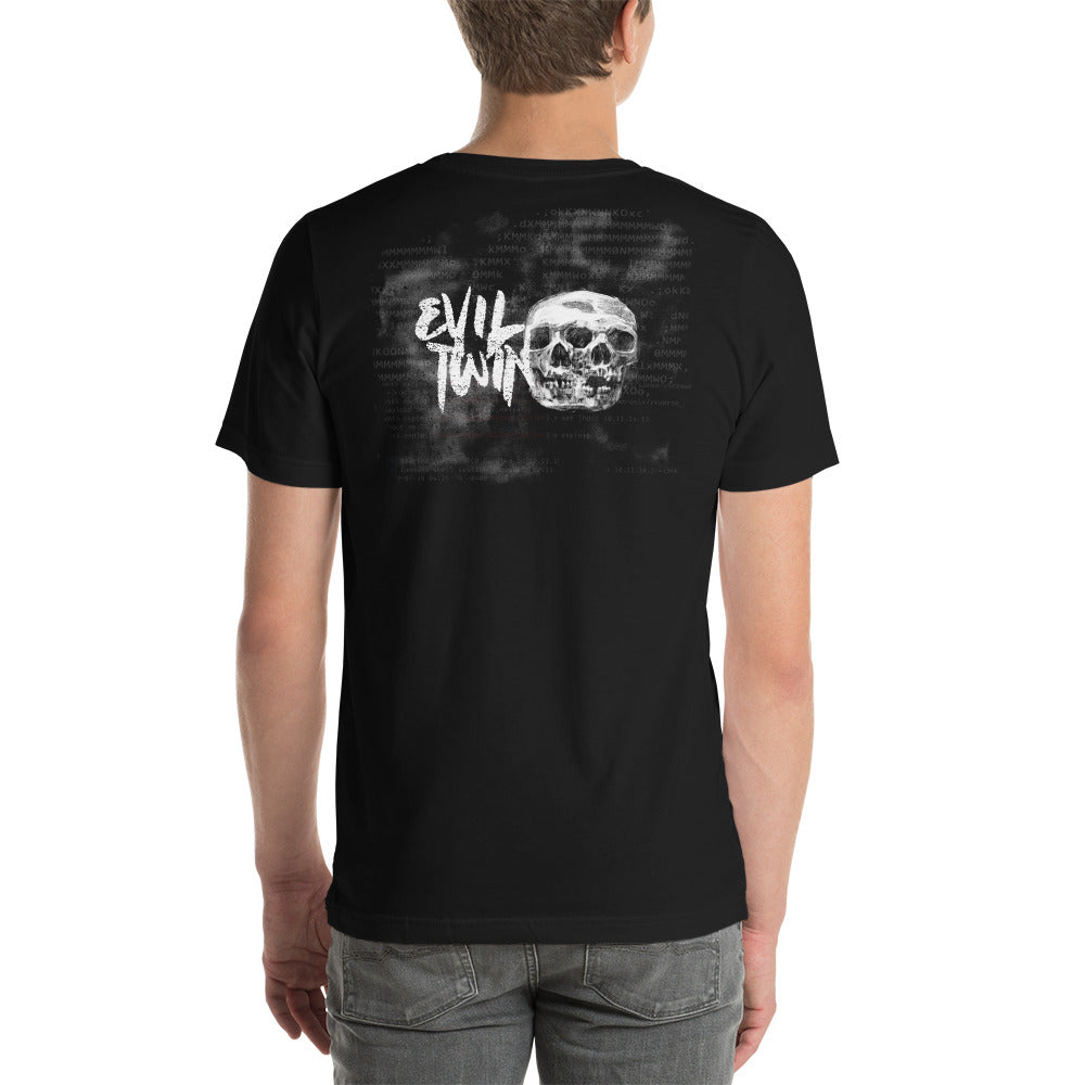 Evil twin - Short-Sleeve Unisex T-Shirt (back print)