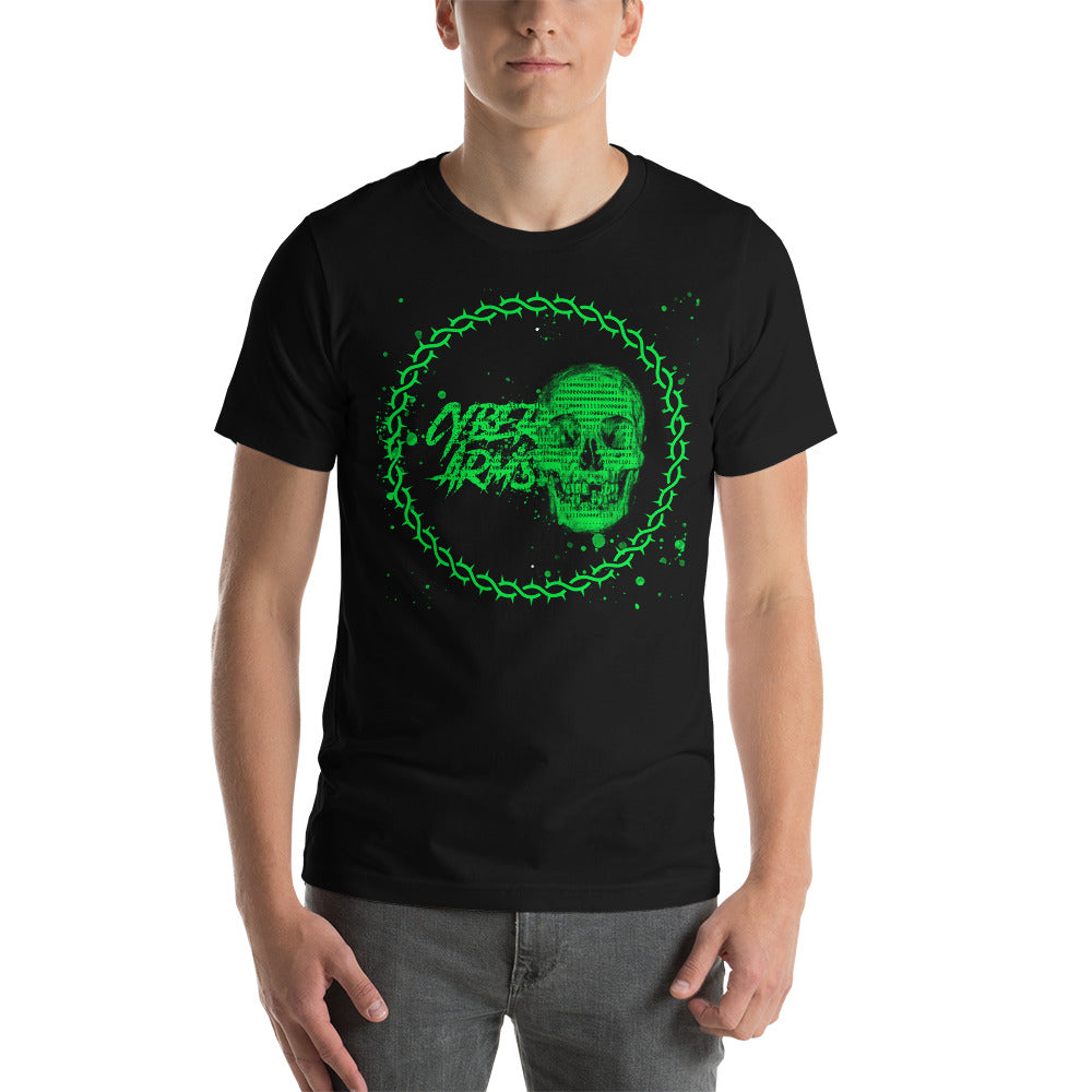Cyberarms v2green - Short-Sleeve Unisex T-Shirt