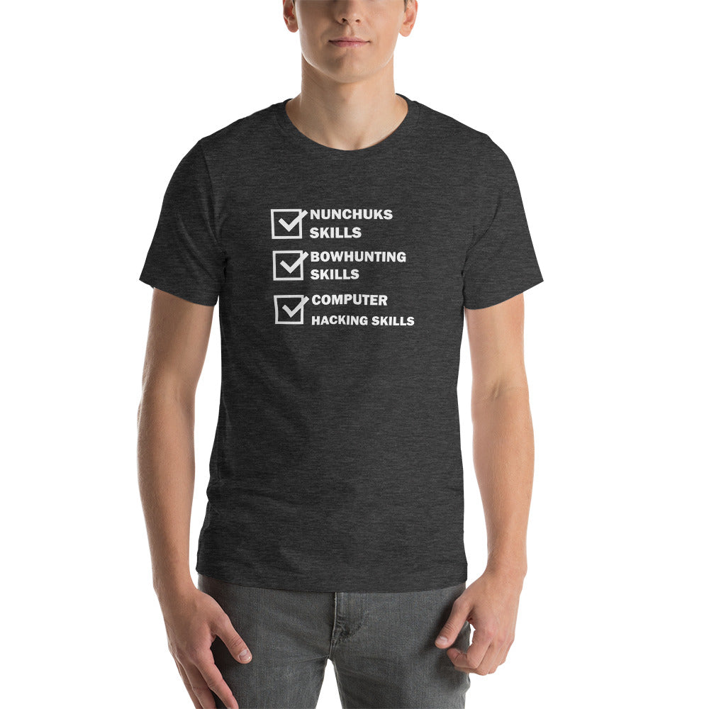 Computer Hacking Skills - Short-Sleeve Unisex T-Shirt