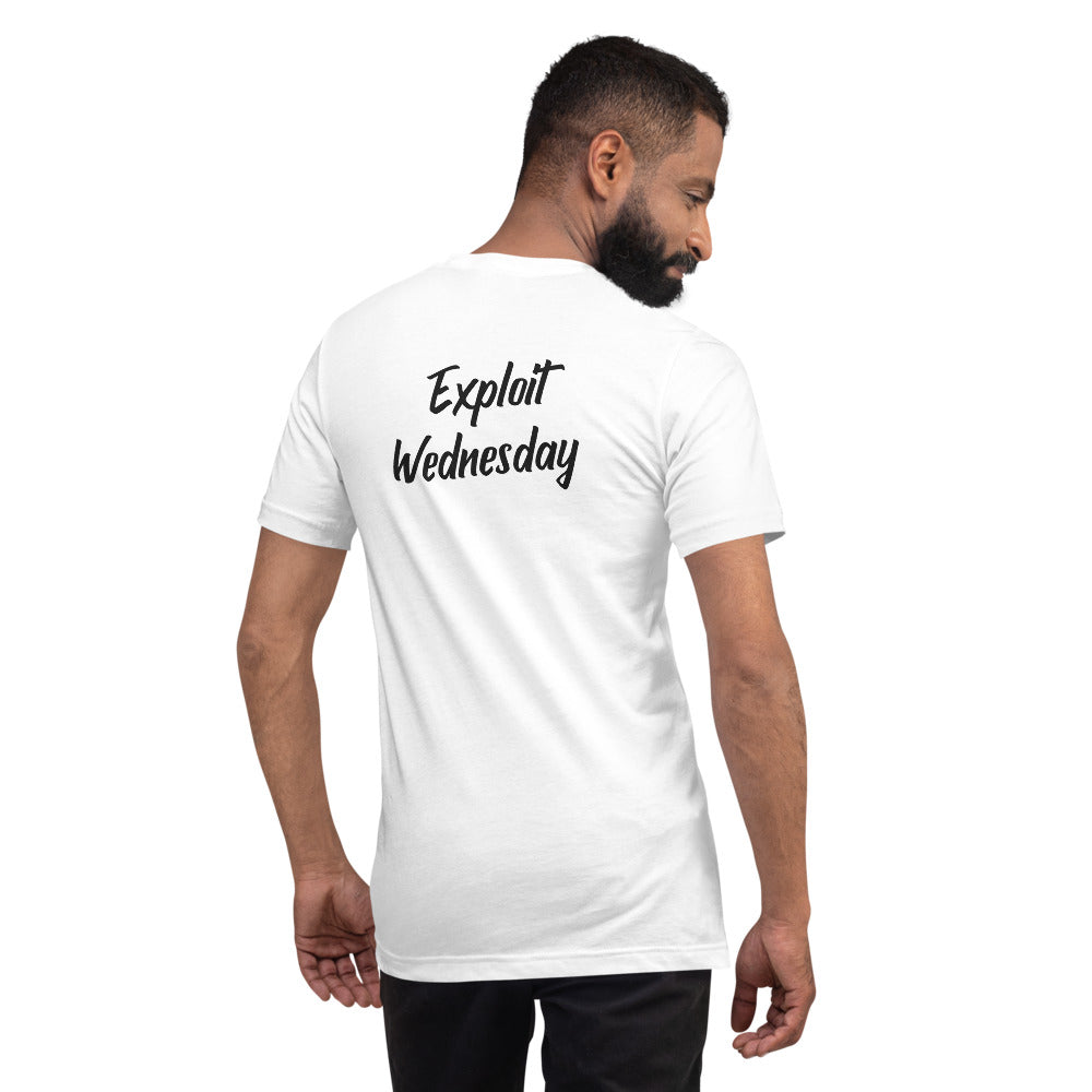 Exploit Wednesday - Short-Sleeve Unisex T-Shirt (back print)