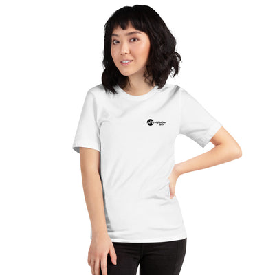 My email password - Short-Sleeve Unisex T-Shirt (back print)