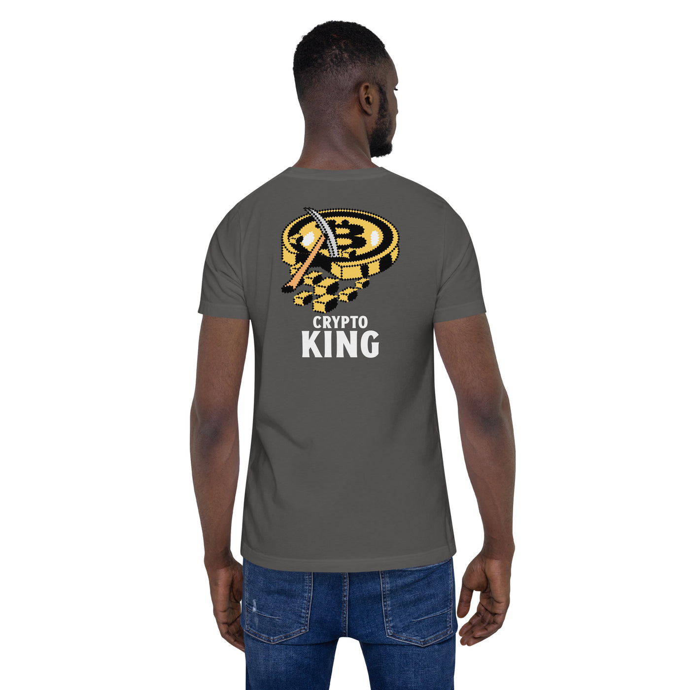 Crypto King - Unisex t-shirt (back print)