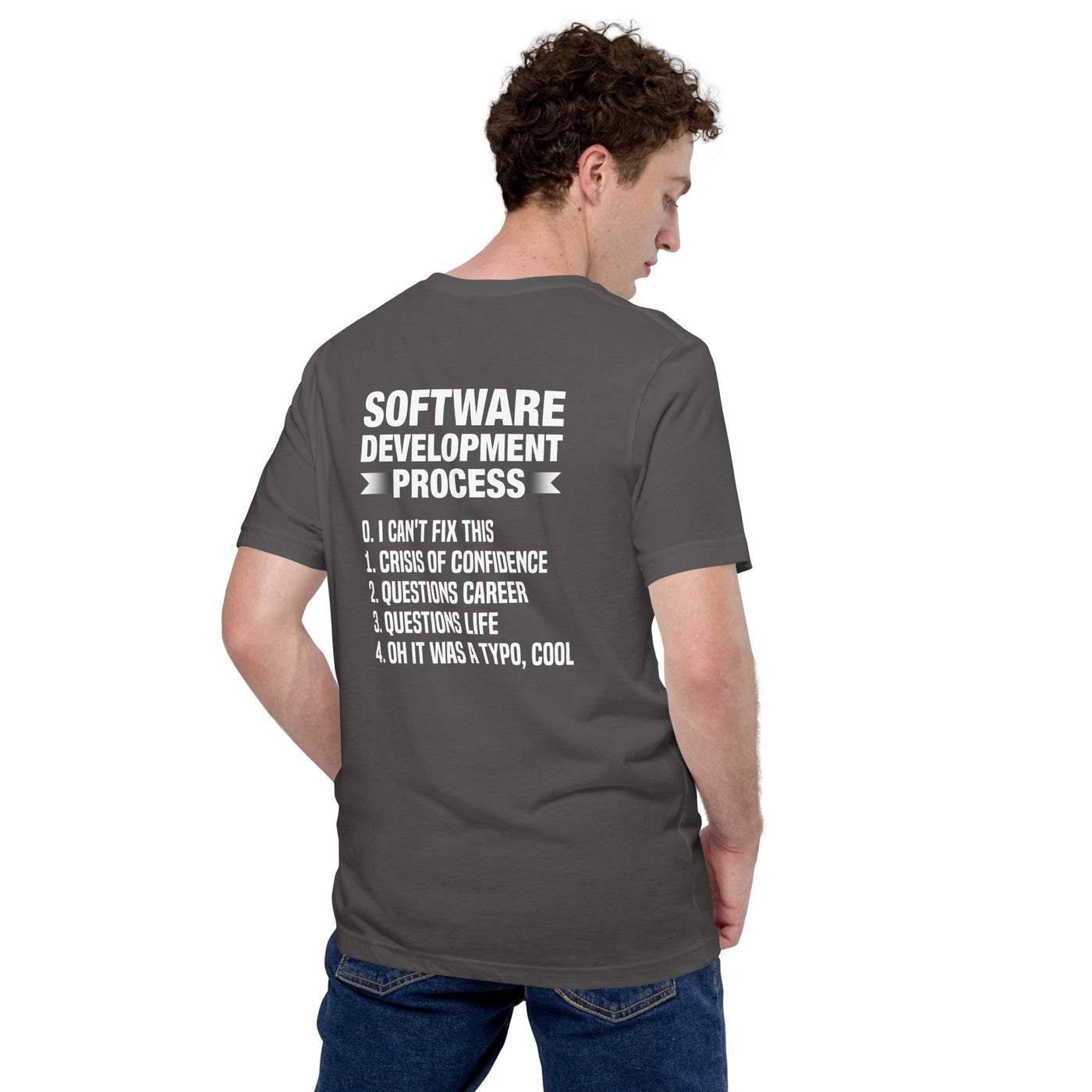 Software development process - Unisex t-shirt (back print)