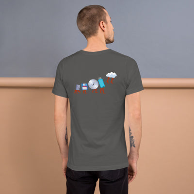 Funny Geek Programmer Nerd - Unisex t-shirt ( Back Print )