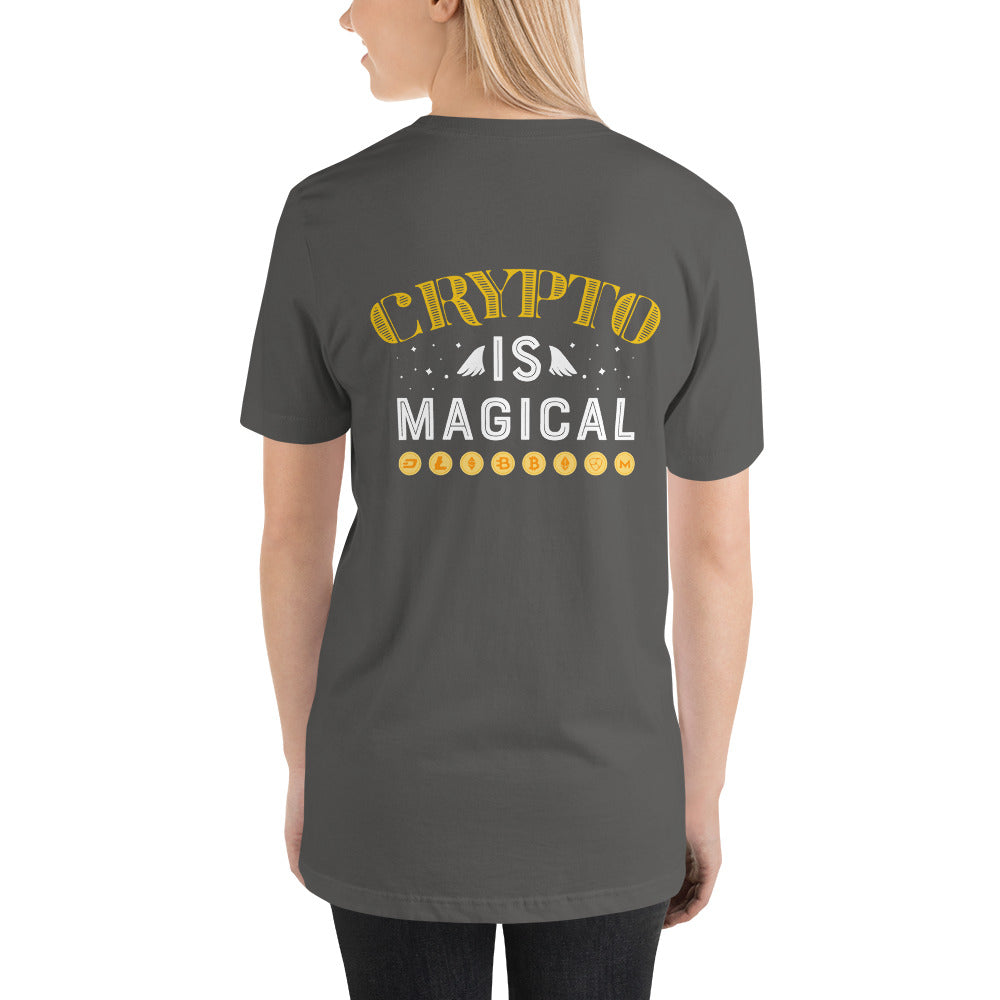 Crypto is Magical Unisex t-shirt ( Back Print )