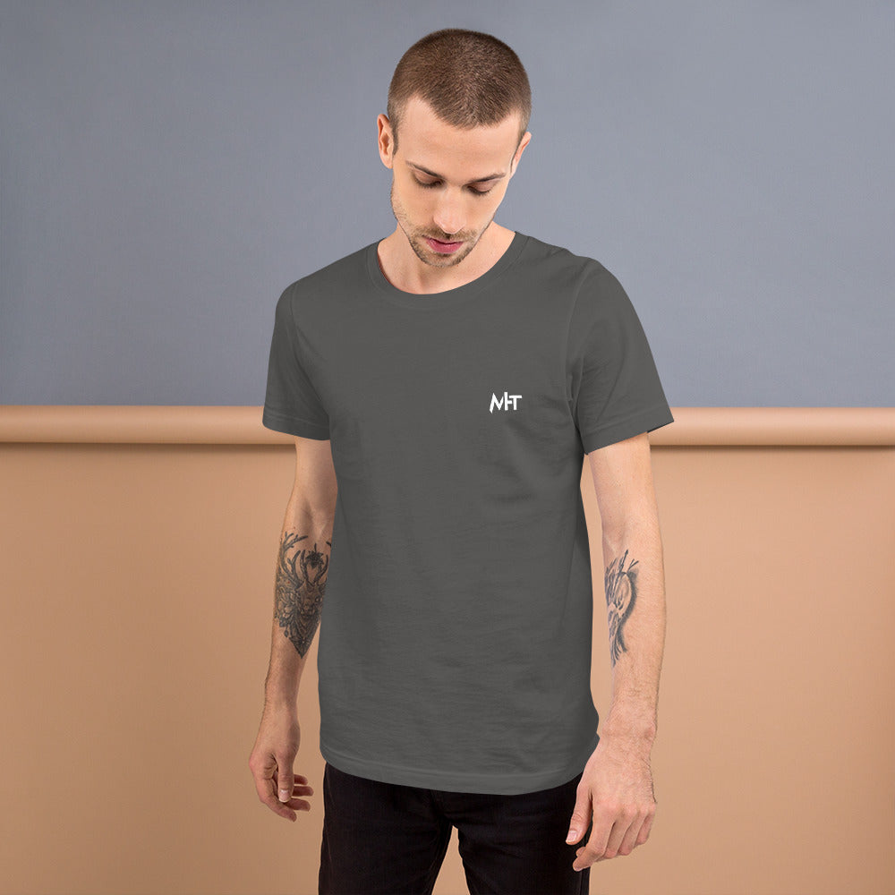 Backup - Unisex t-shirt (back print)