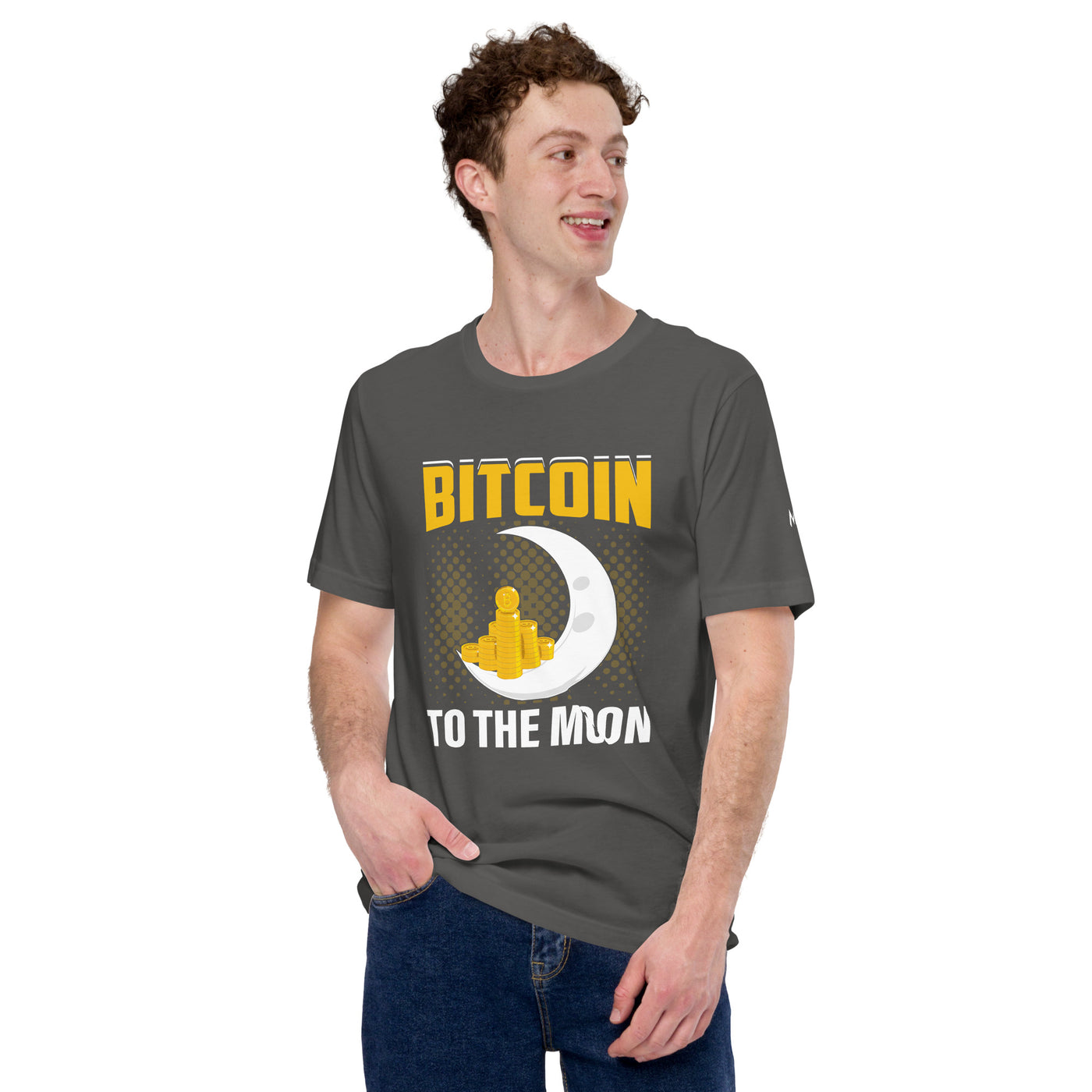 Bitcoin to the moon - Unisex t-shirt