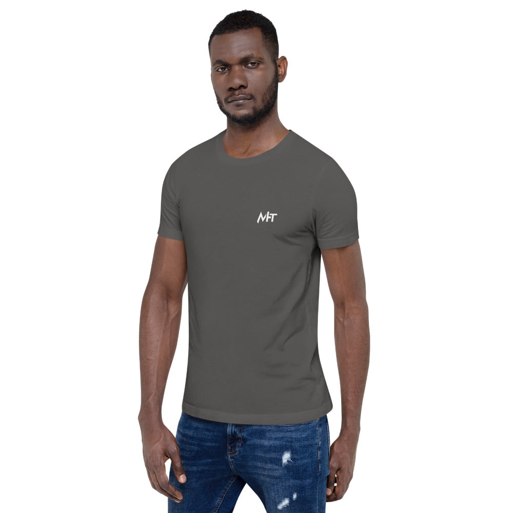 Before you bother me - Short-Sleeve Unisex T-Shirt (back print)