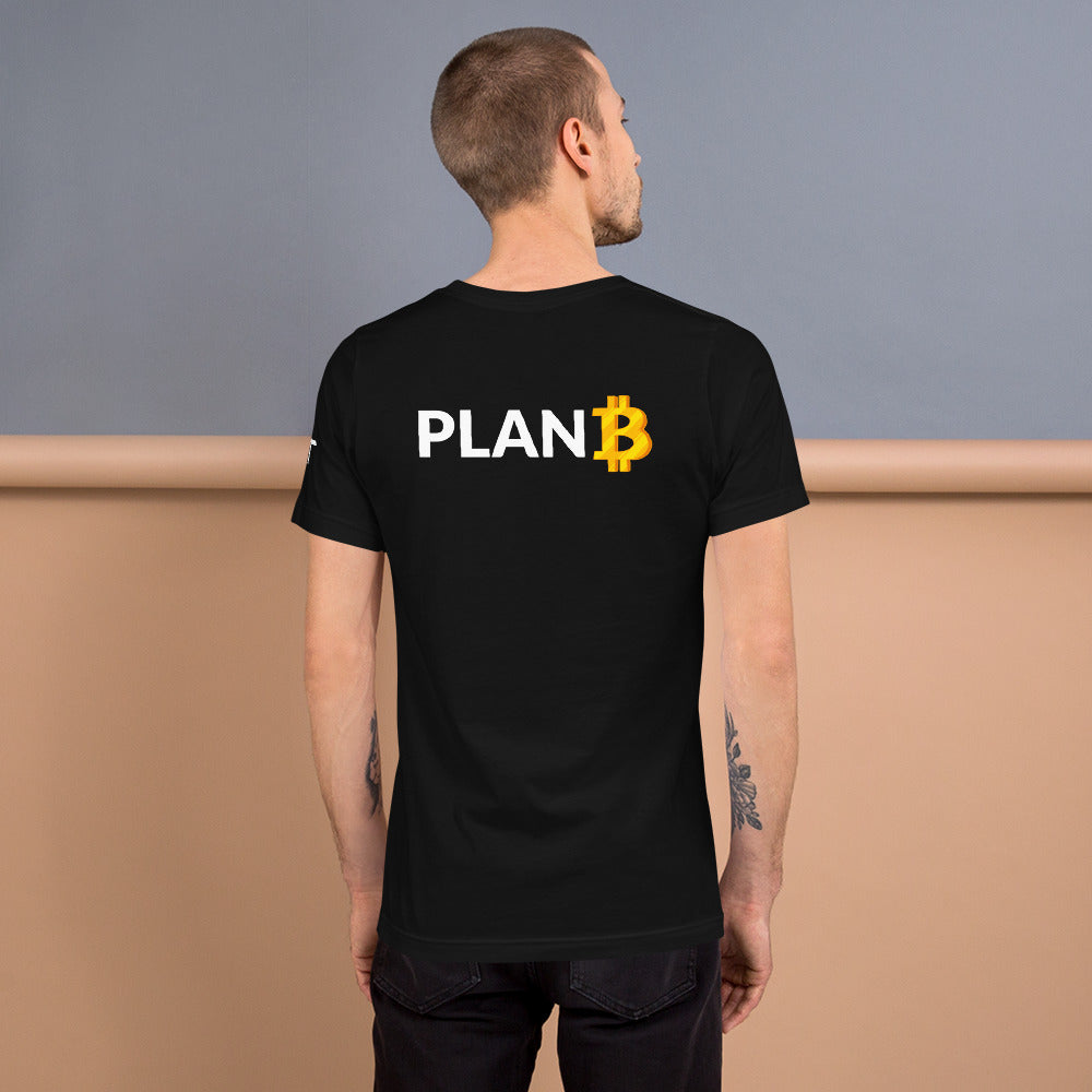 Plan B v1 - Unisex t-shirt (back print)