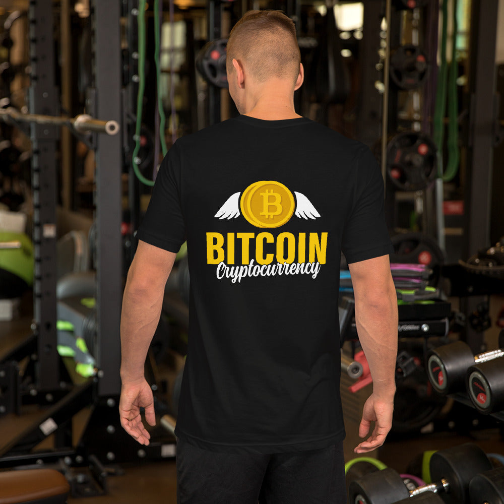 Bitcoin Cryptocurrency - Unisex t-shirt ( Back Print )