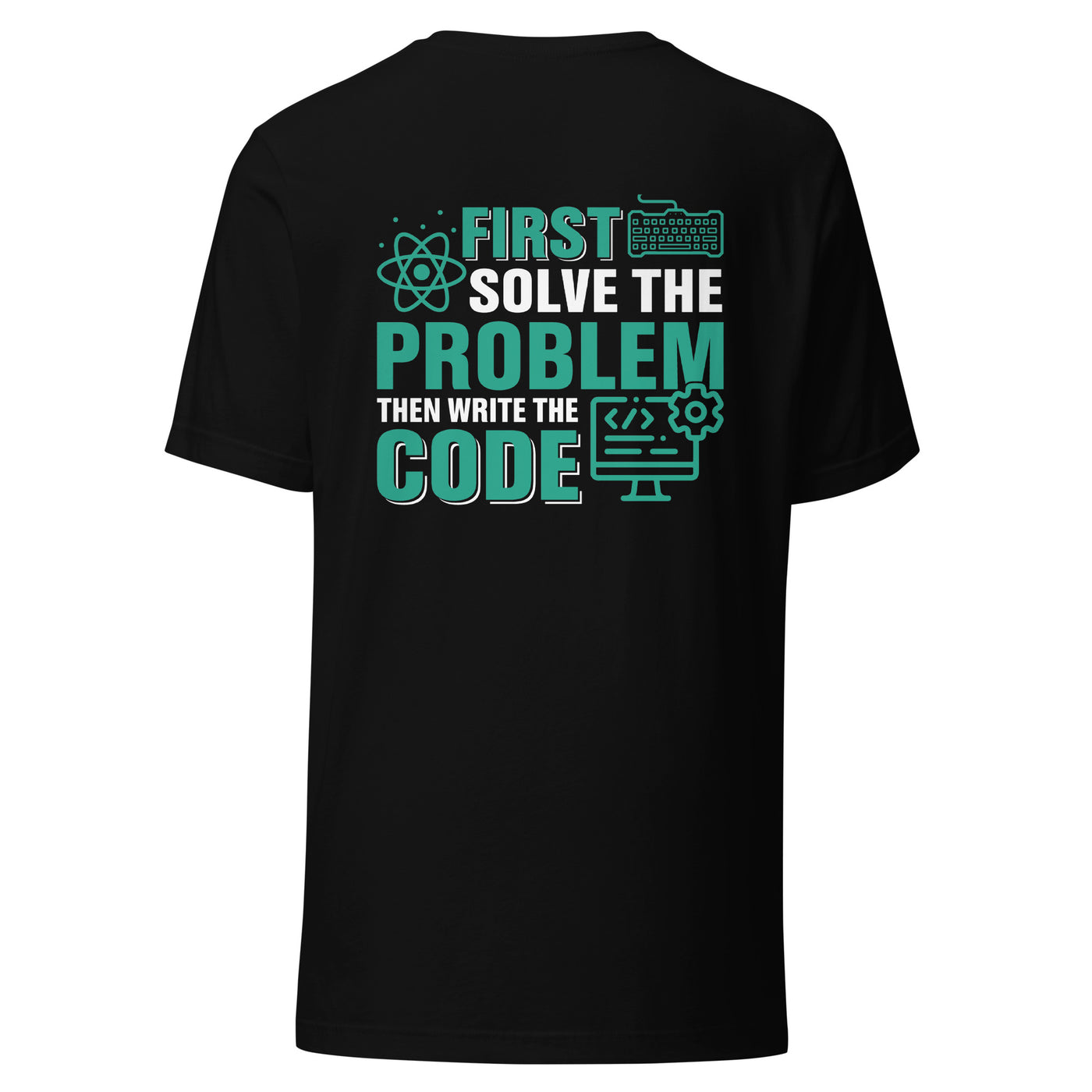 First solve the problem. Then, write the code Unisex t-shirt ( Back Print )