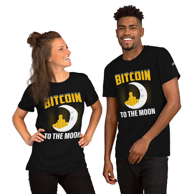 Bitcoin to the moon - Unisex t-shirt
