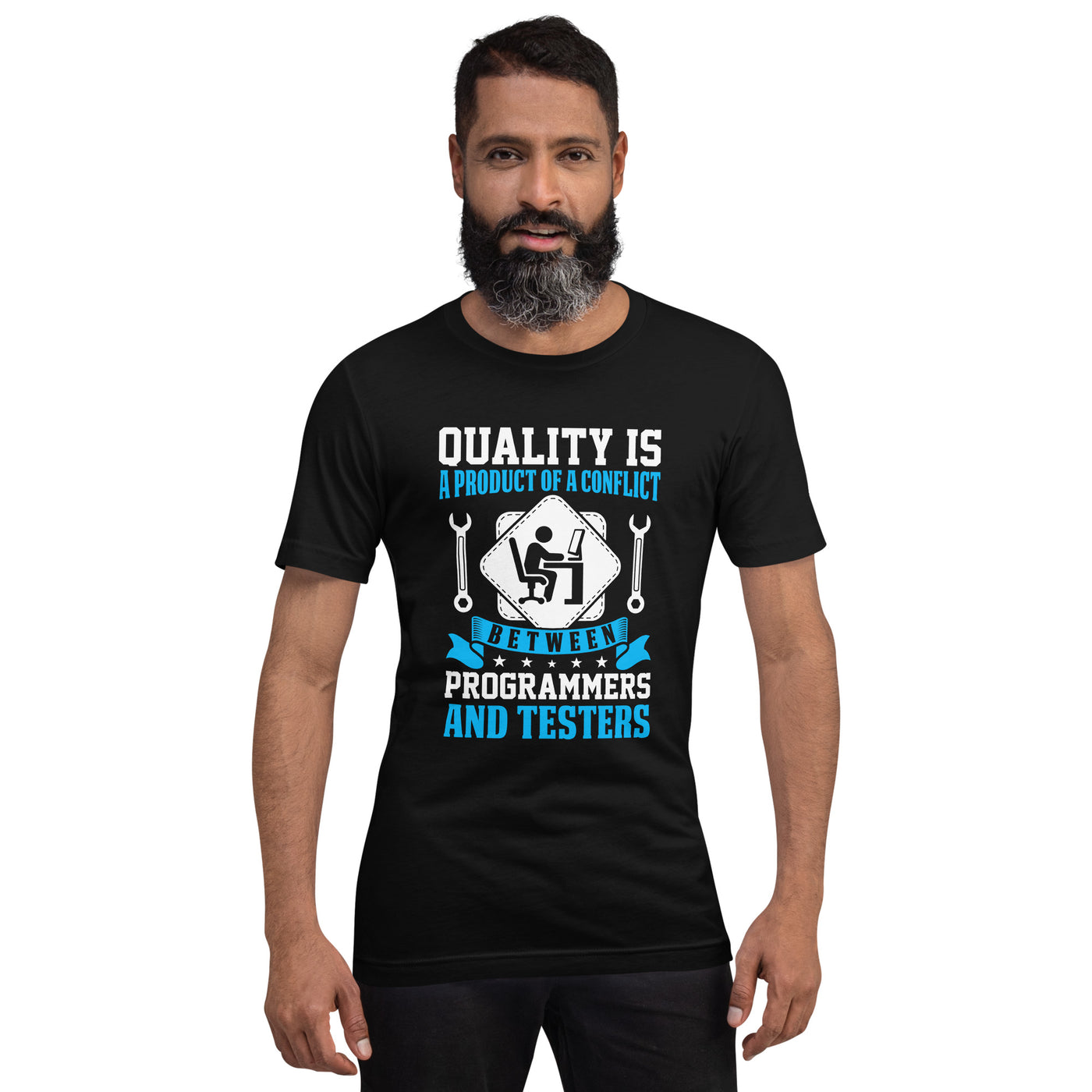 Quality is a Product of a conflict -Unisex t-shirt