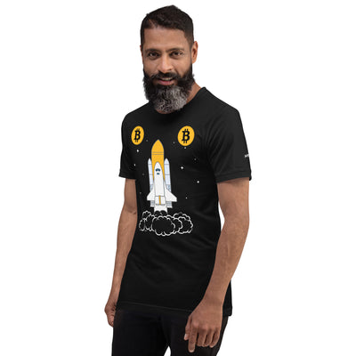 Bitcoin Spaceship Unisex t-shirt
