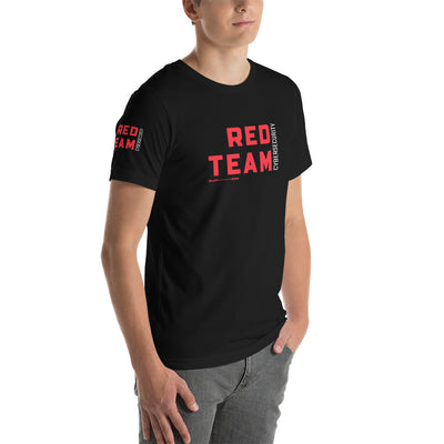 Cyber Security Red Team v7 - Short-sleeve unisex t-shirt (back print)
