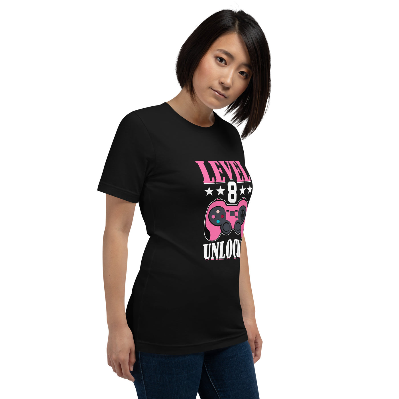 Level 8 Unlocked - Unisex t-shirt