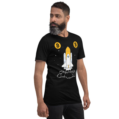 Bitcoin Spaceship Unisex t-shirt