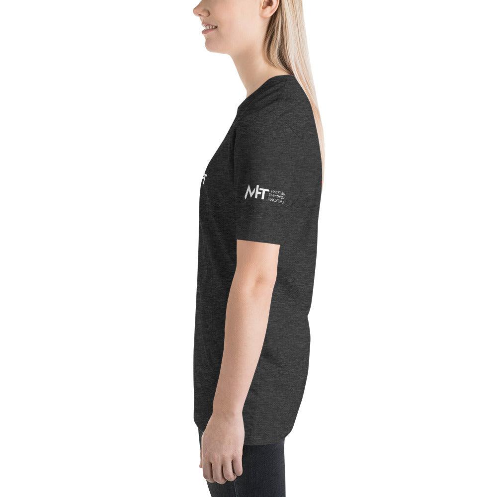 Cyber Security Red Team v5 - Short-Sleeve Unisex T-Shirt (back print)