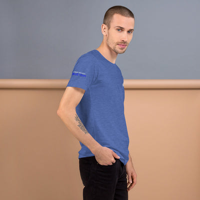Cybersecurity Blue Team v4 - Short-sleeve unisex t-shirt (back print)