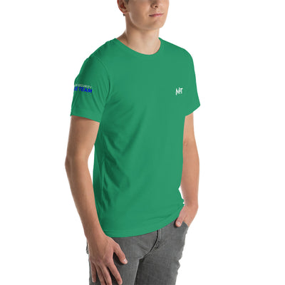 Cyber Security Blue team V4 - Short-sleeve unisex t-shirt (back print)