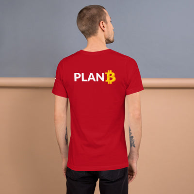 Plan Bitcoin V1 - Unisex t-shirt (back print)
