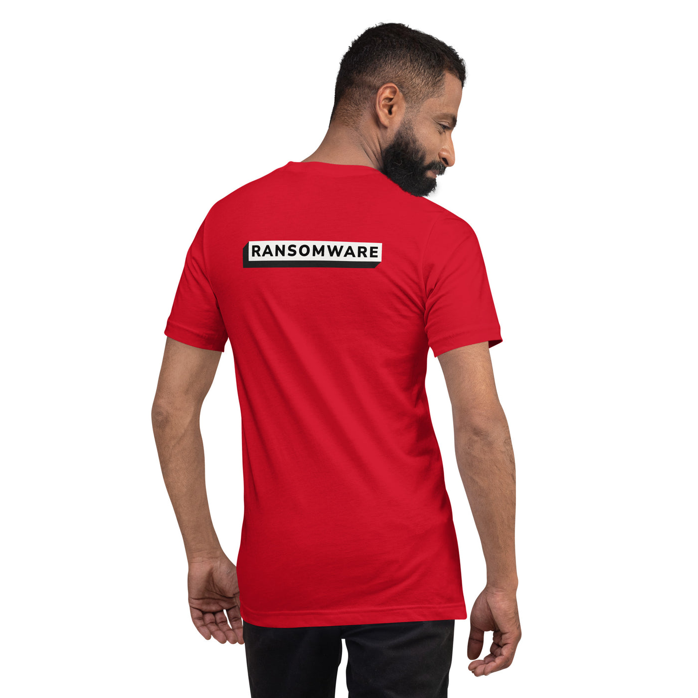 Ransomware v1 - Unisex t-shirt (back print)
