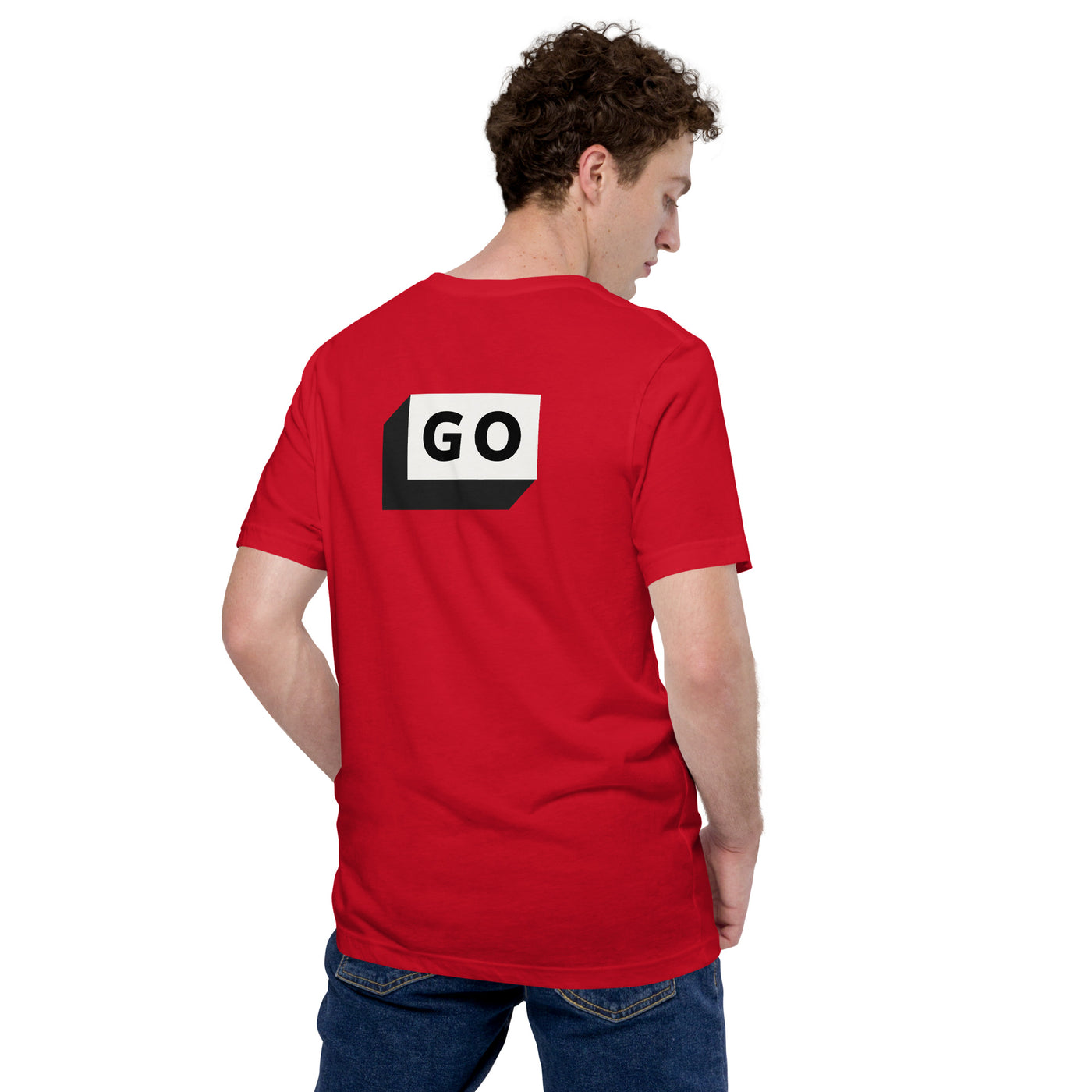 GO - Unisex t-shirt (back print)
