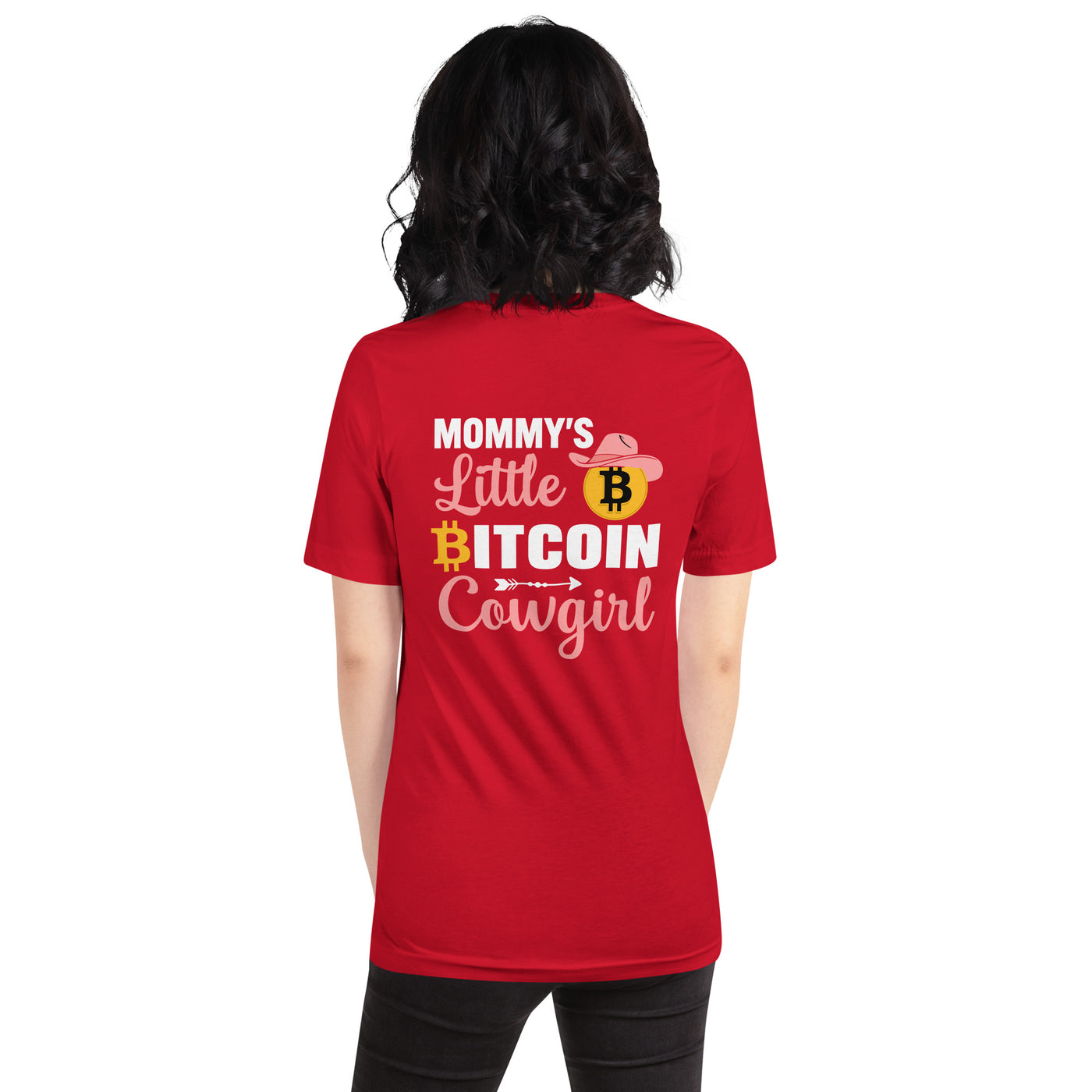 Mommy's Little Bitcoin Cowgirl - Unisex t-shirt