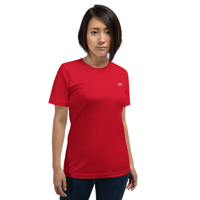 Just a girl who loves programming Unisex t-shirt ( Back Print )