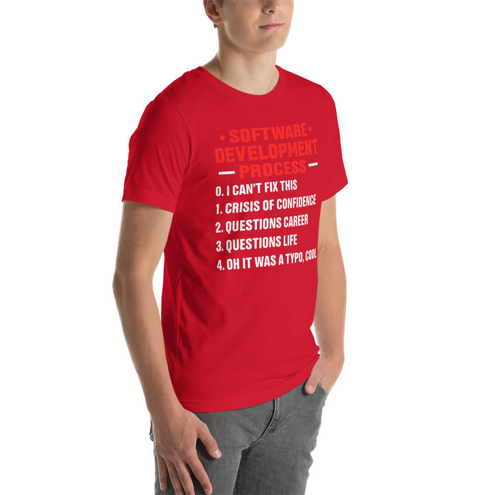 Software Development Process V1 - Unisex t-shirt