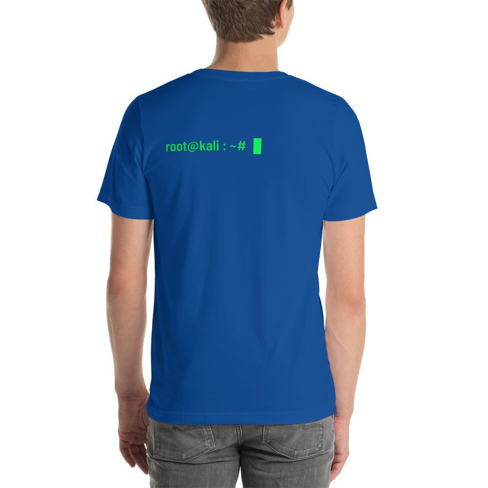 Root at kali - Unisex t-shirt (back print)