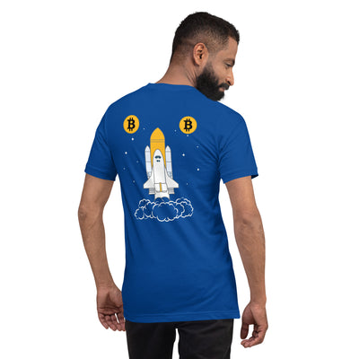 Bitcoin Mobile Unisex t-shirt ( Back Print )