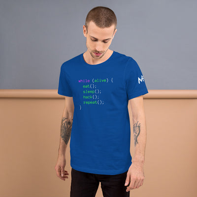 Eat sleep hack repeat - Unisex t-shirt