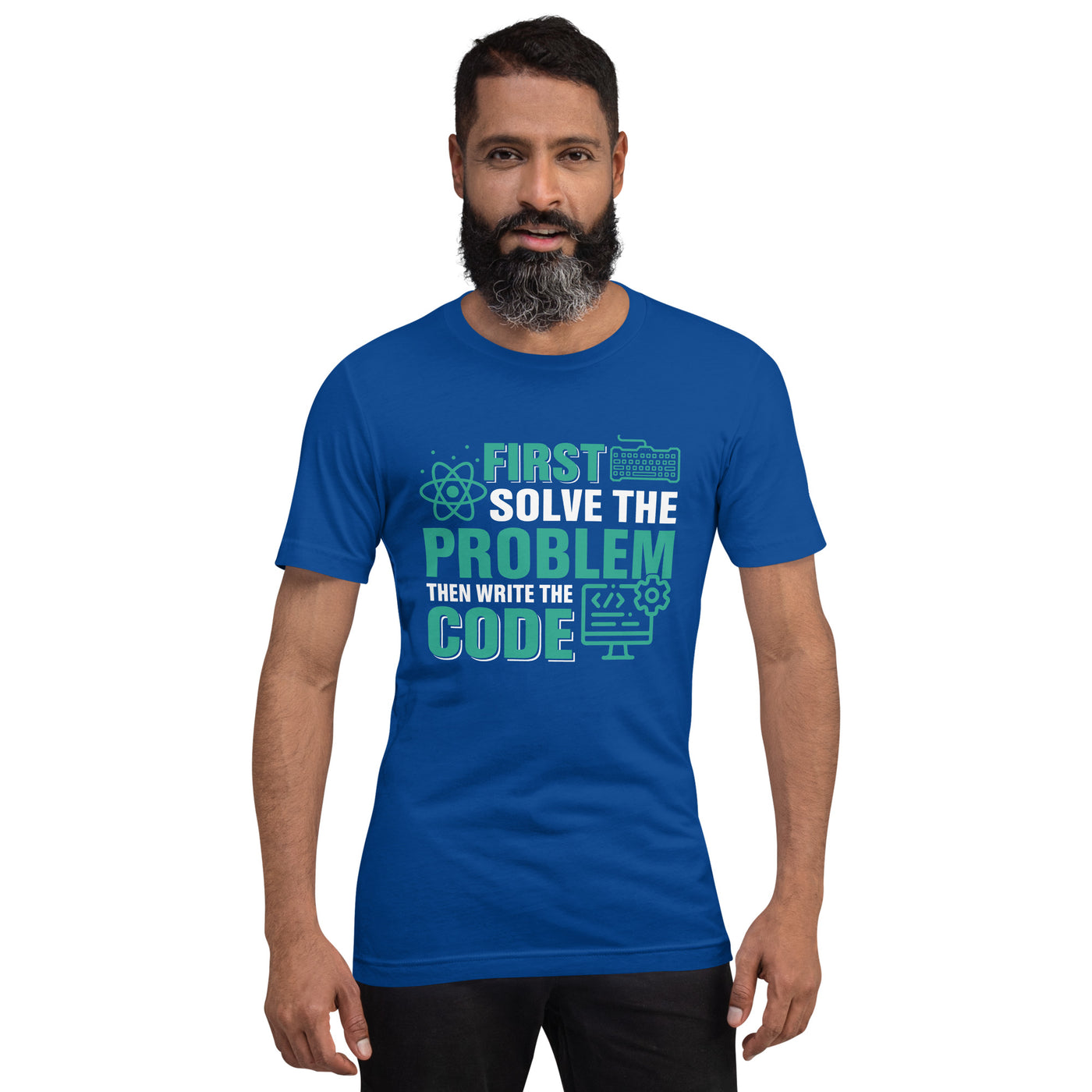 First, Solve the problem; then, Write the code V1 - Unisex T-shirt