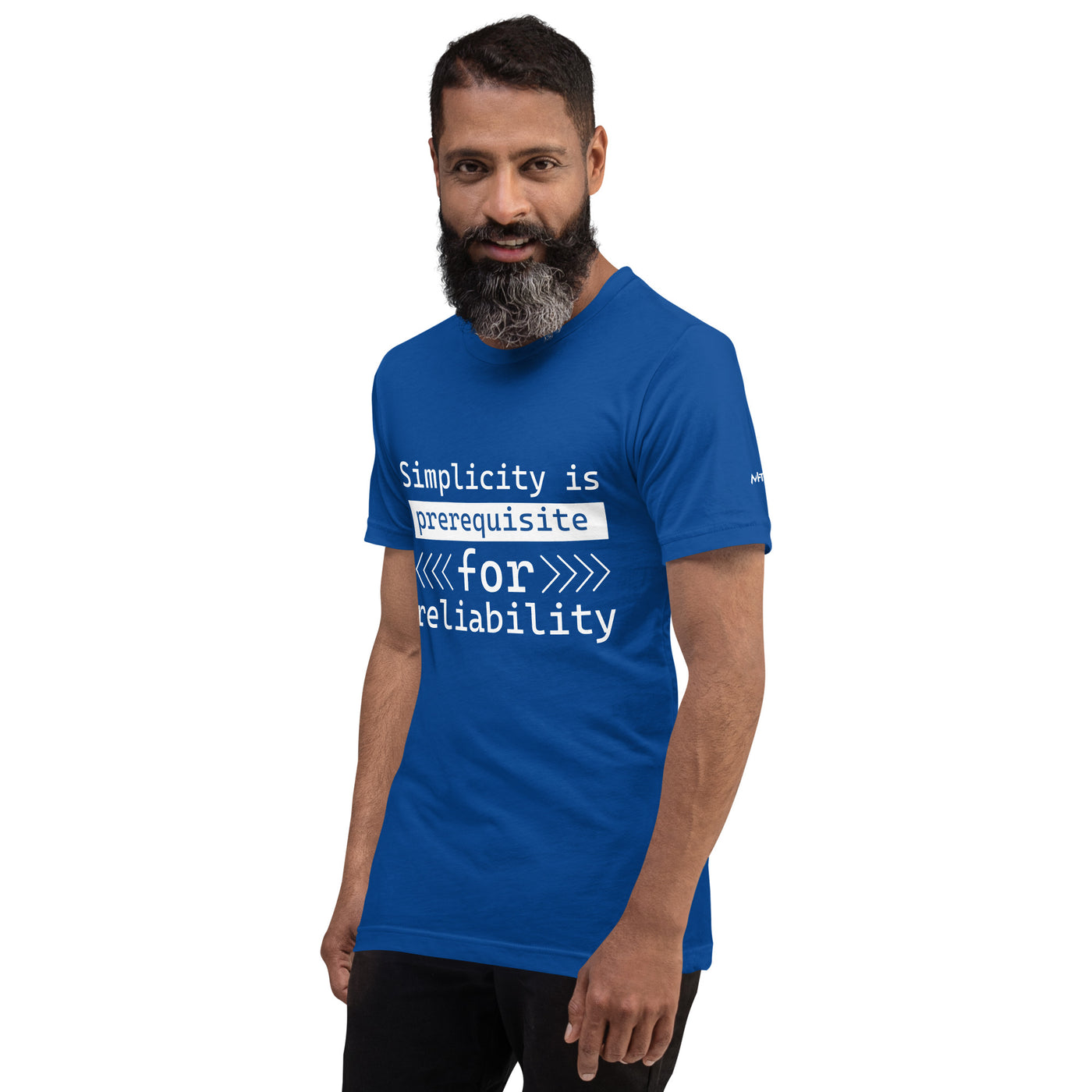 Simplicity is the prerequisite for reliability - Unisex t-shirt