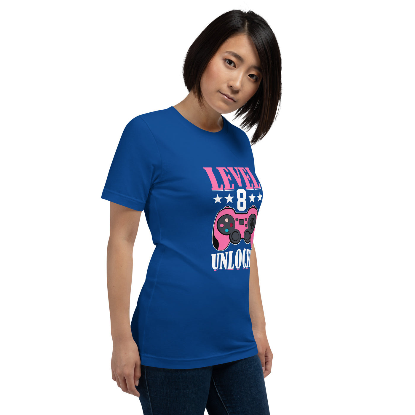 Level 8 Unlocked - Unisex t-shirt