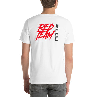 Cyber Security Red Team V10 - Short-sleeve unisex t-shirt ( back print)