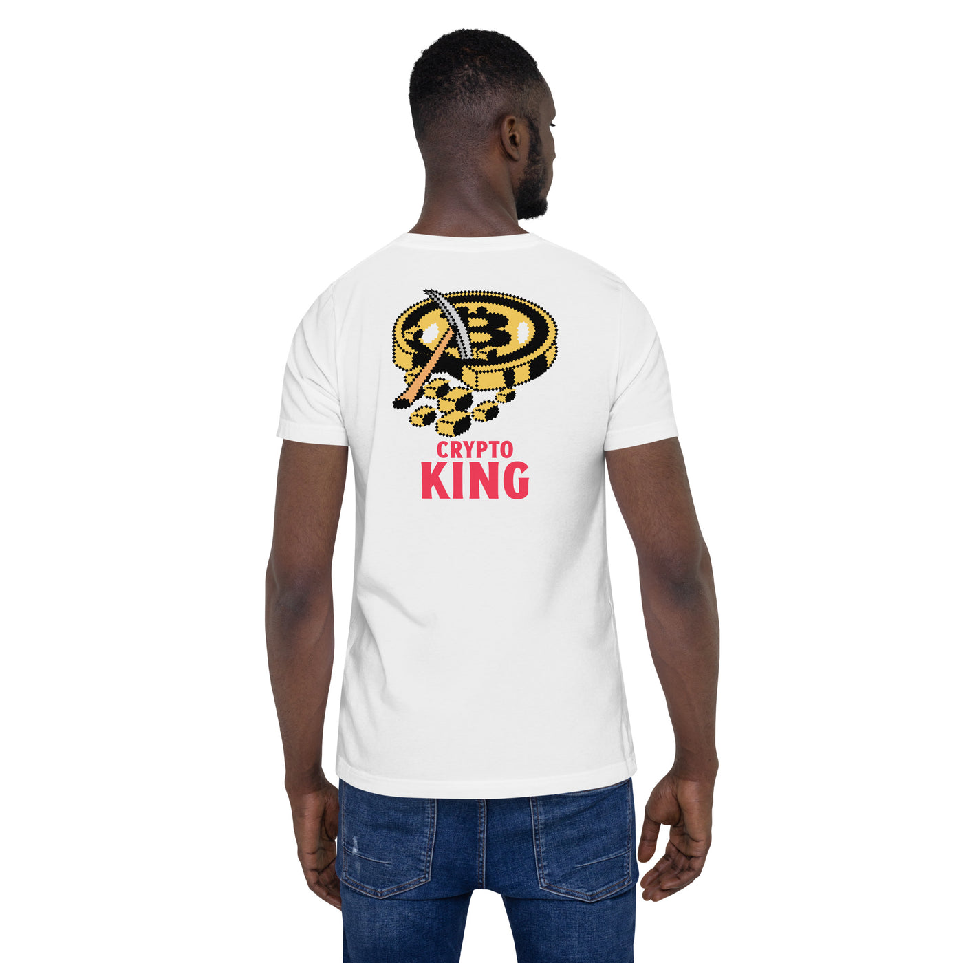Crypto King - Unisex t-shirt (back print)