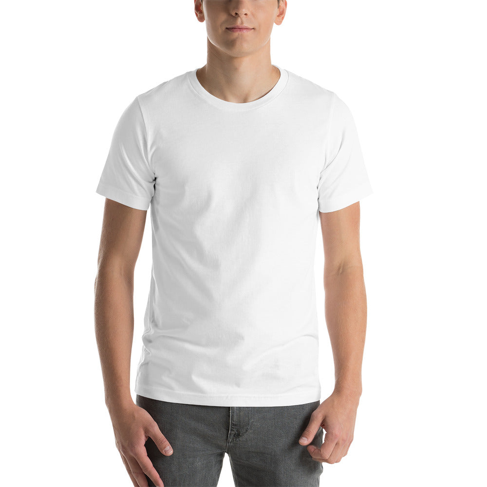 Eat sleep hack repeat - Unisex t-shirt (back print)
