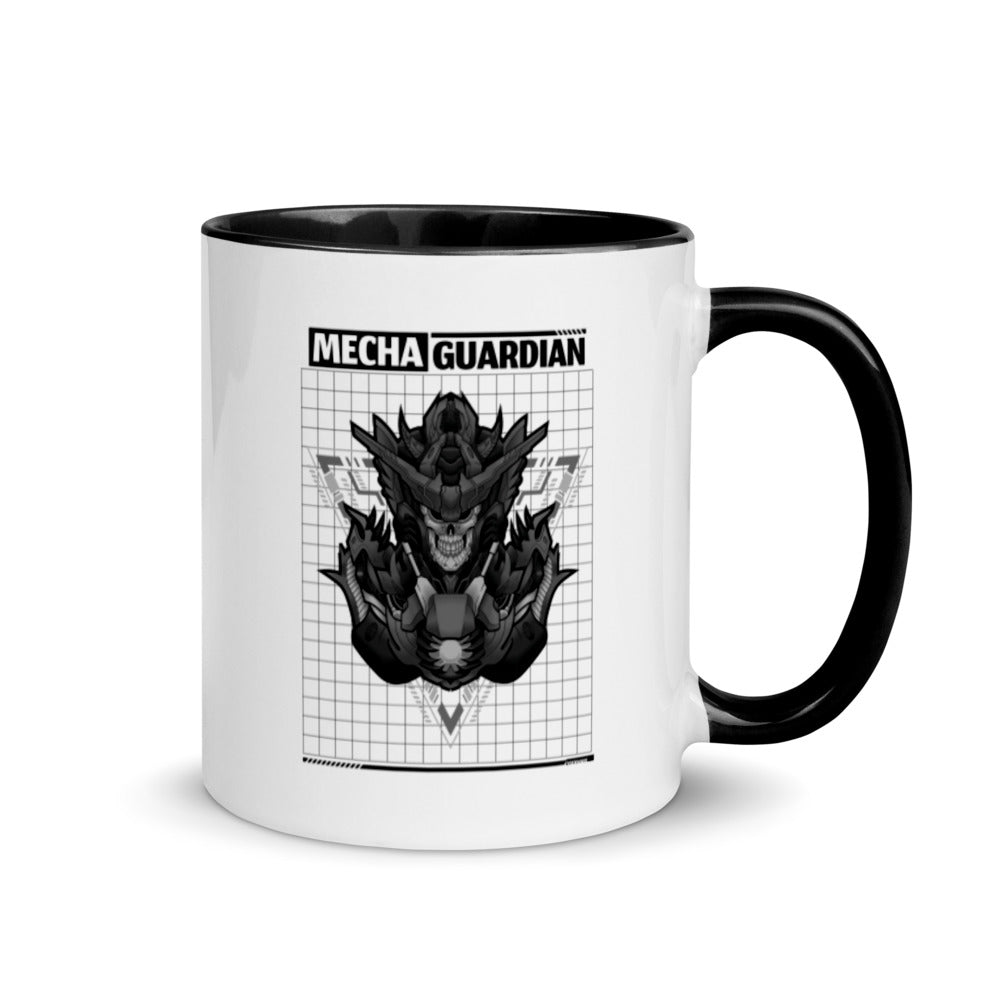 Mecha Guardian - Mug with Color Inside