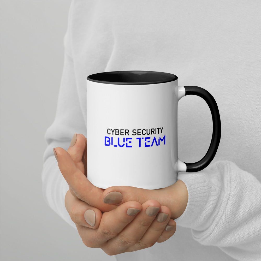 Cybersecurity Blue Team v4 - Mug with Color Inside
